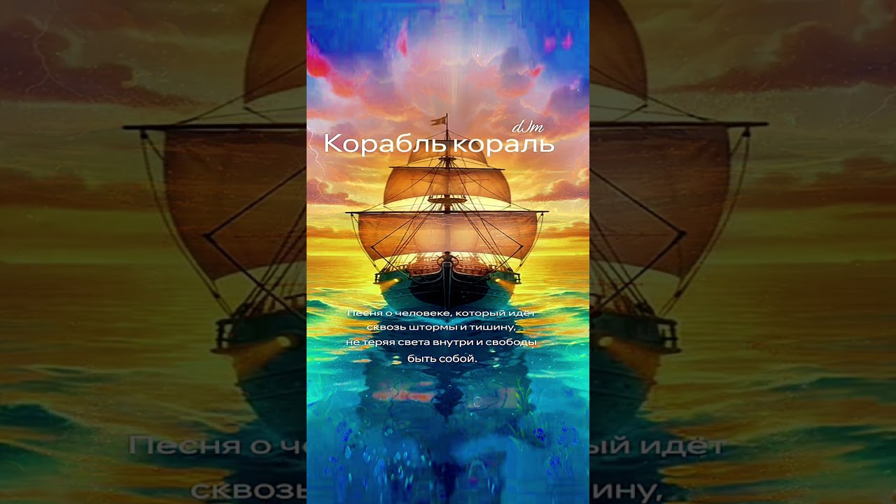 Корабль кораль  #одиночество #путь #свобода #надежда #душа