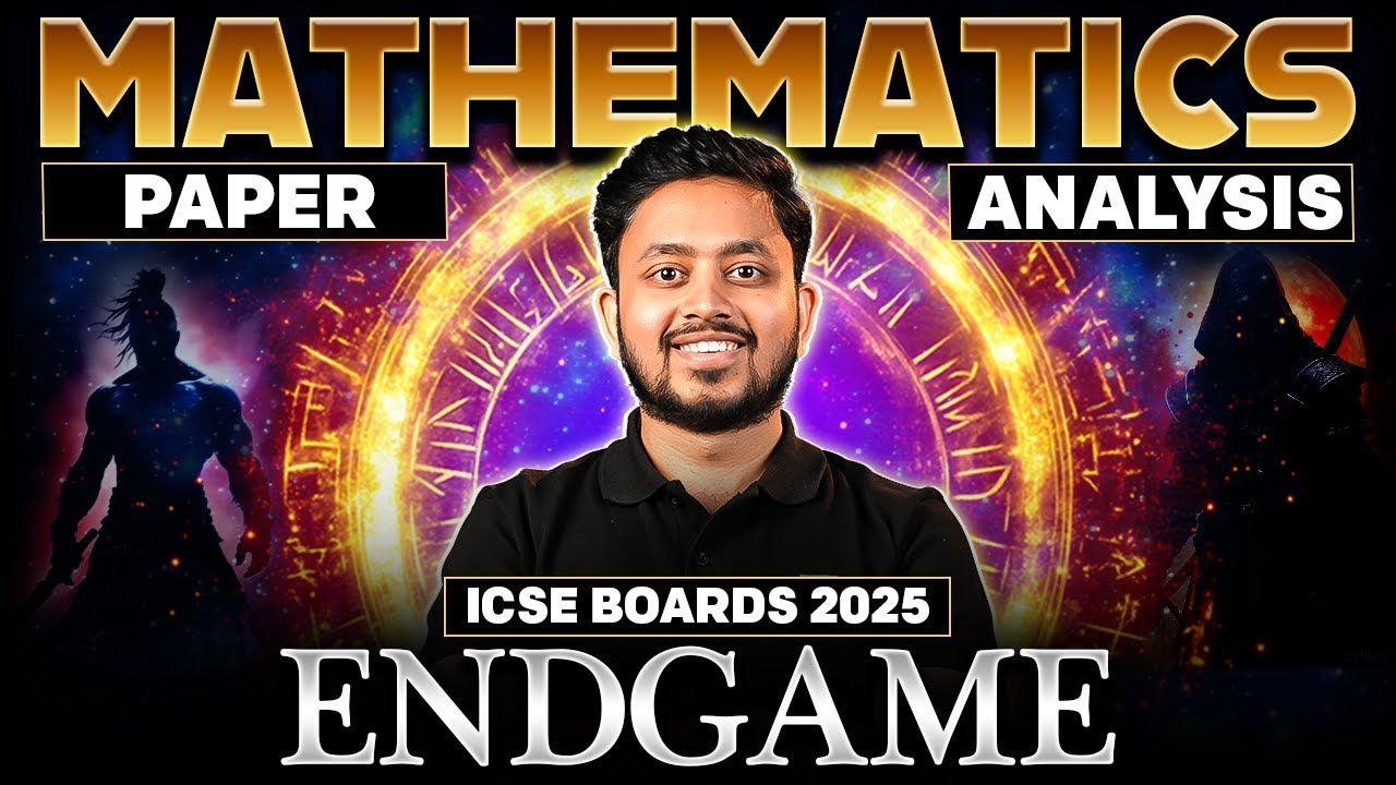 🔥 Math Paper Analysis | ICSE Class 10 Boards 2025 | Last-Minute Revision | Shubhanshu Sir