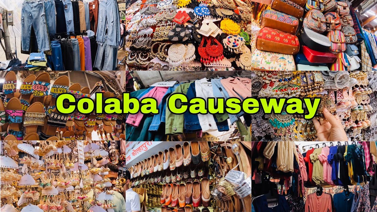 कोलाबा कॉज़वे | Colaba Causeway Market | Famous street market in Mumbai | A Sparkling Star