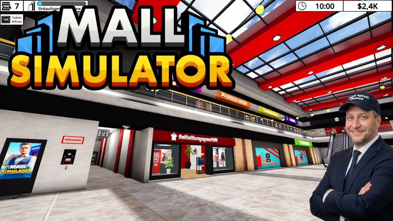 Mega-Einkaufszentrum bauen & managen! 🛍️ | Mall Simulator Deutsch