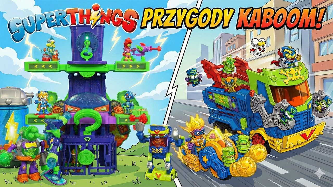SUPERTHINGS KOMPILACJA! Wieża Enigmy, Ciężarówka i Wielka Bitwa o Kazoom bohaterowie  & złoczyńcy🤖🚛🔥