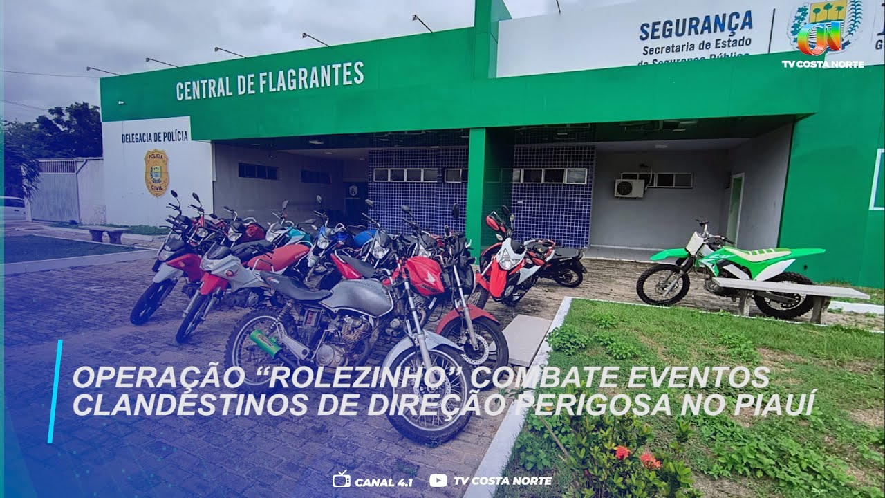 Operação “Rolezinho” combate eventos clandestinos de direção perigosa no Piauí
