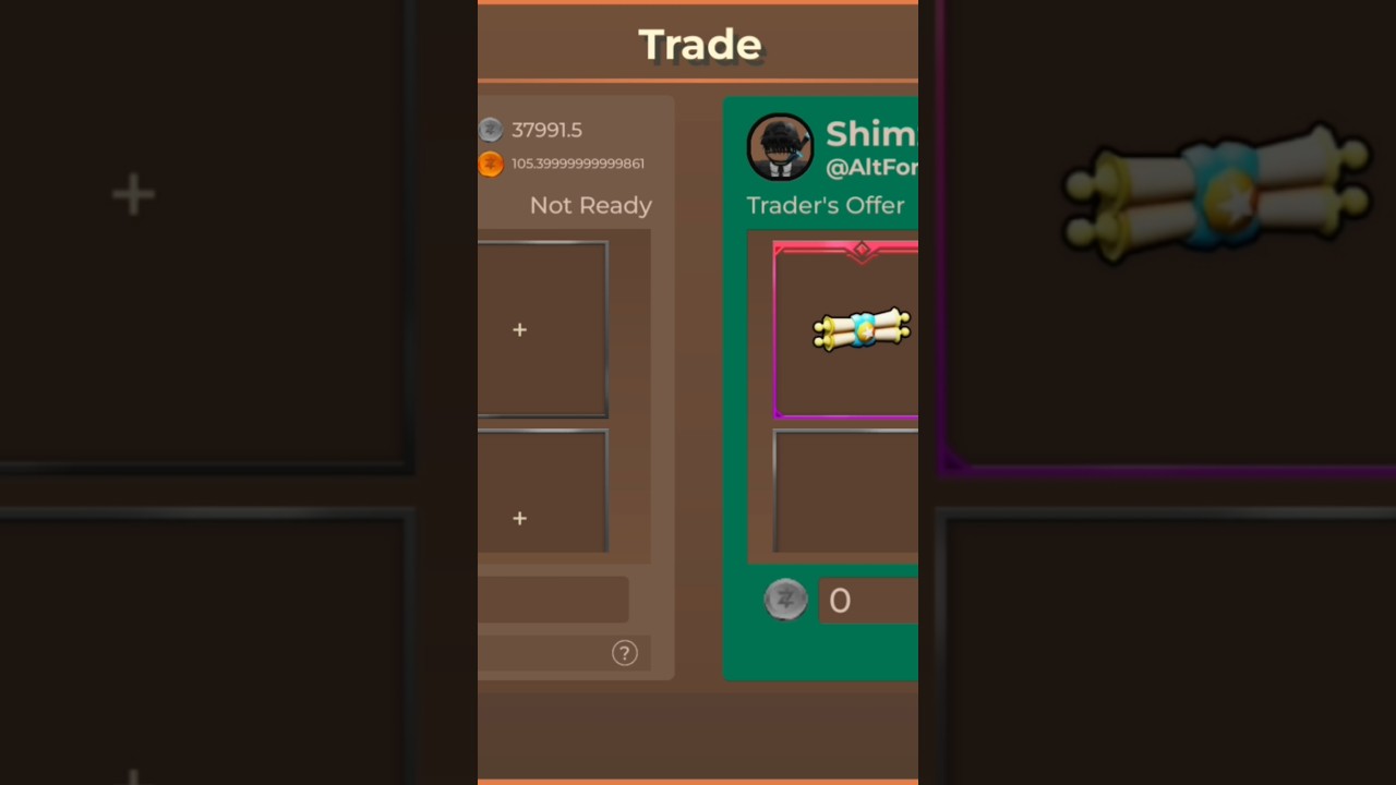 I got the *SUPER RARE* UI scroll in Dragon blox!! #roblox #dragonballsuper #ultrainstinct