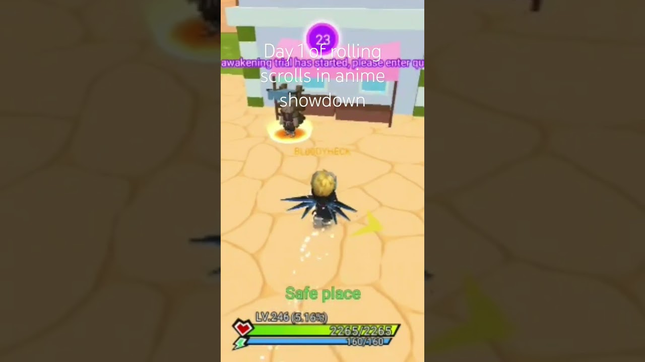Day 1 of rolling scrolls in anime showdown 