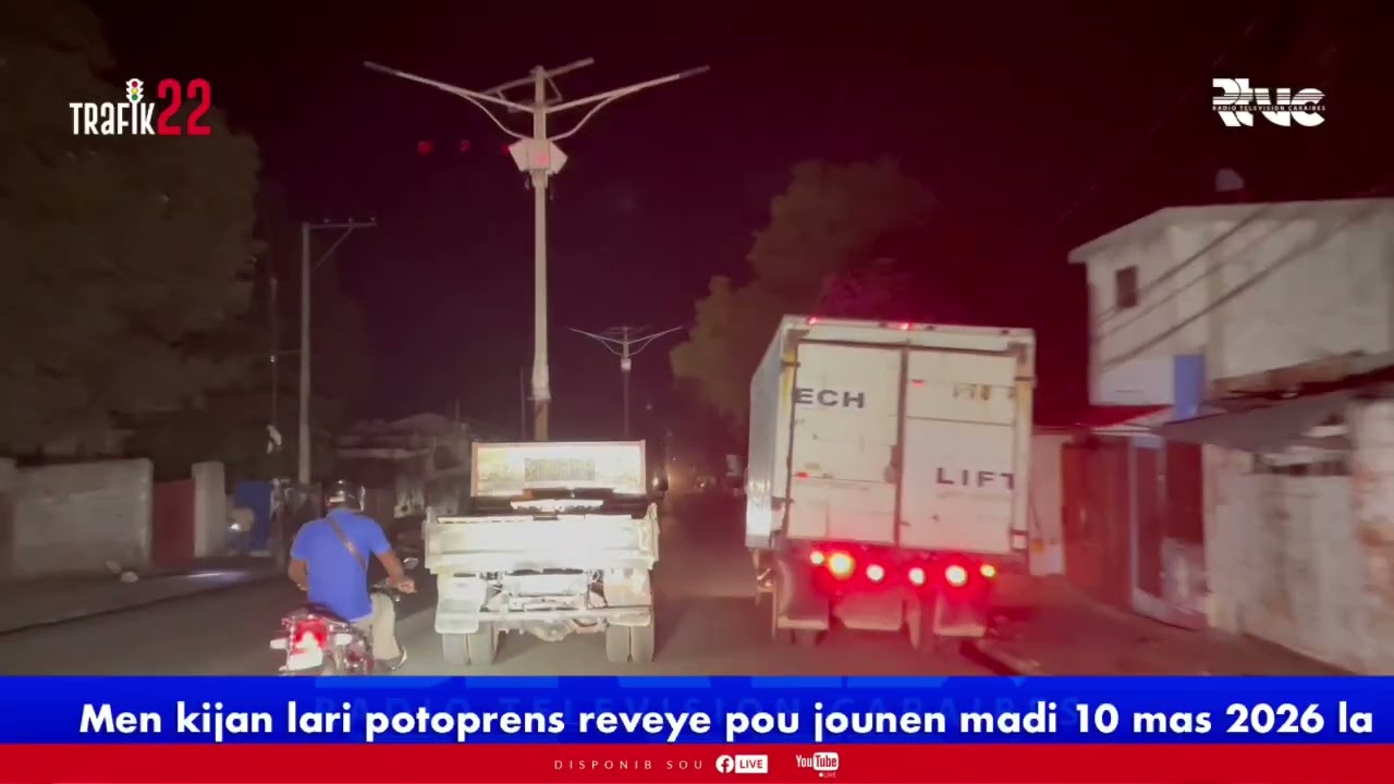 Men kijan lari potoprens reveye pou jounen madi 10 mas 2026 la