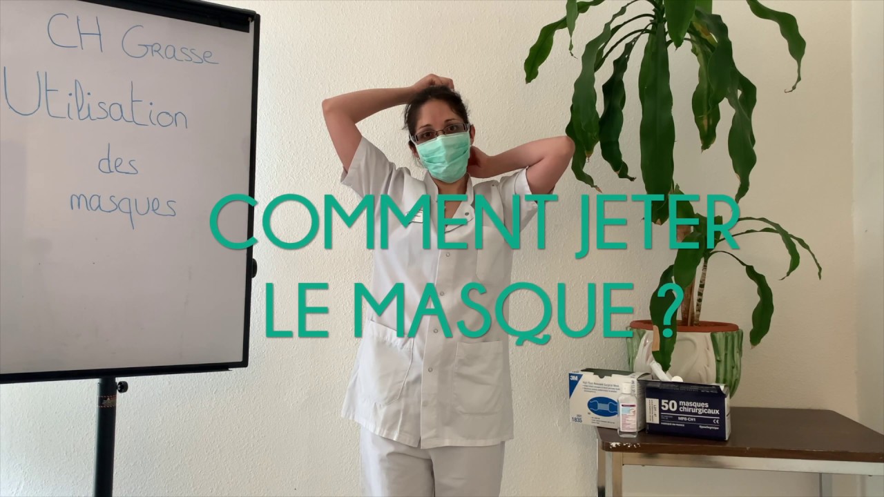 TUTORIEL : utilisation du masque chirurgical COVID-19