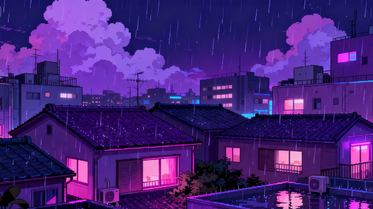 The Perfect Tokyo Rain Mix 🌙 Lofi Beats (集中) to Focus Fast