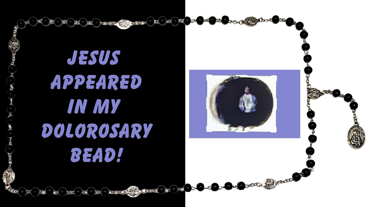 Jesus Appeared in my Dolorosary Bead! #godisgood #encouragement