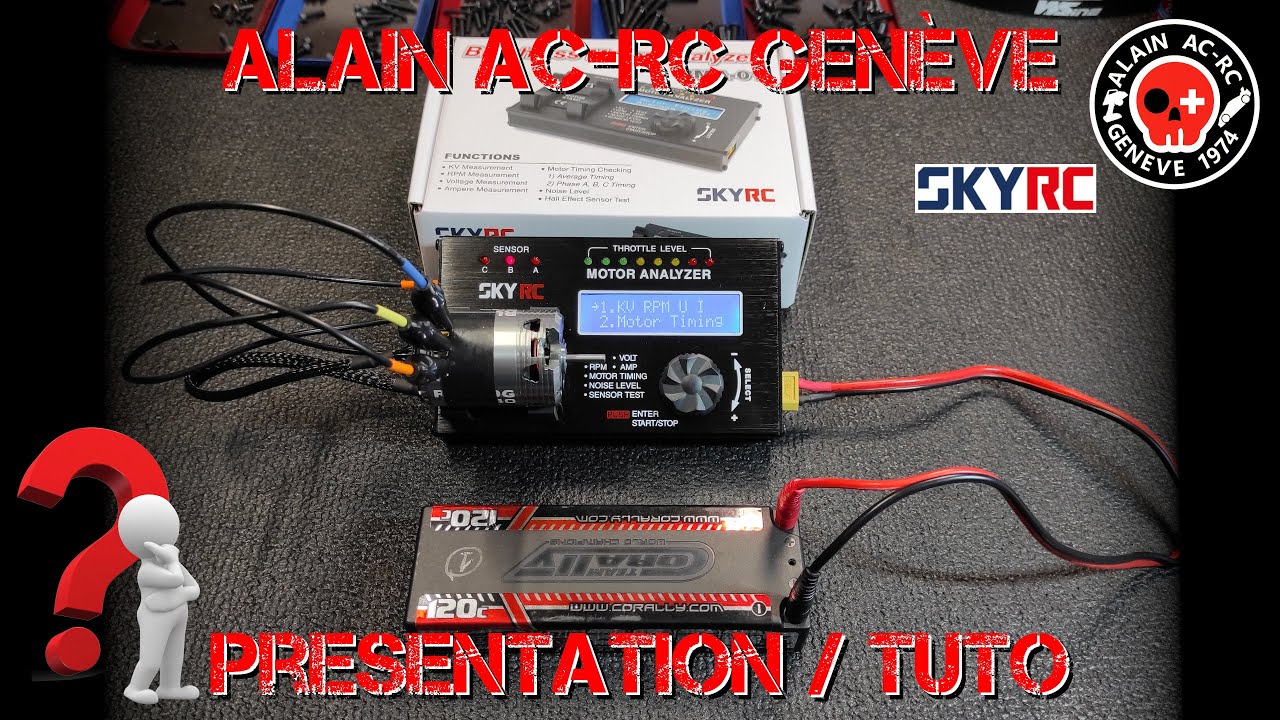 PRÉSENTATION-TUTO | Comment fonctionne l'Analyseur de Moteur Brushless | SKYRC BMA-01