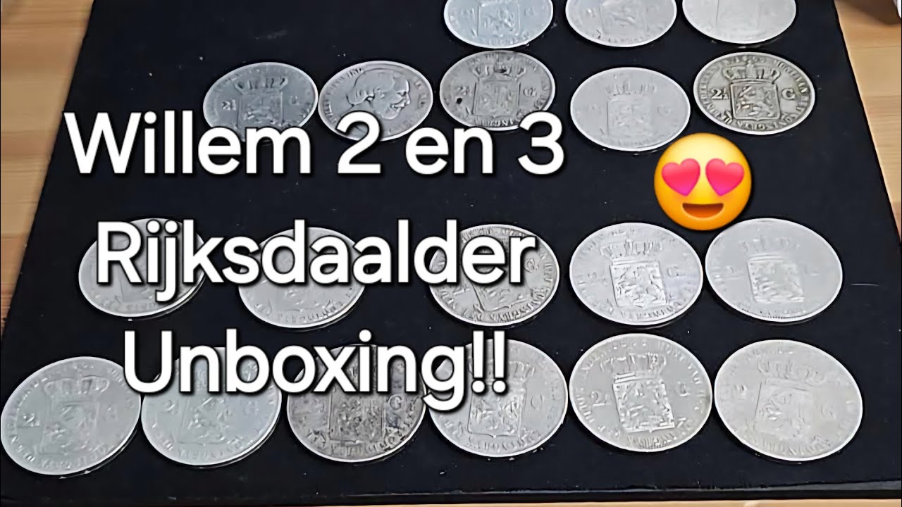 €1250 euro zilveren Rijksdaalder unboxing!!😍