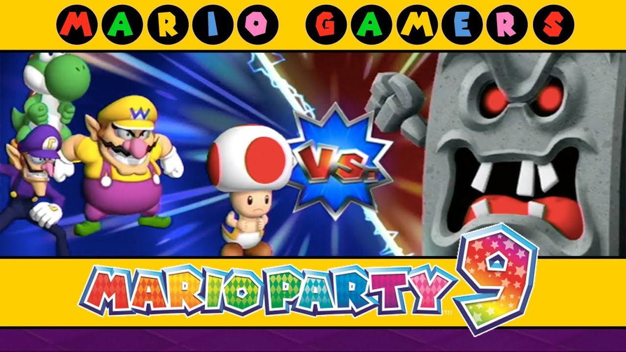 Mario Party 9 - Bob-omb Factory (Wario, Waluigi, Yoshi & Toad)