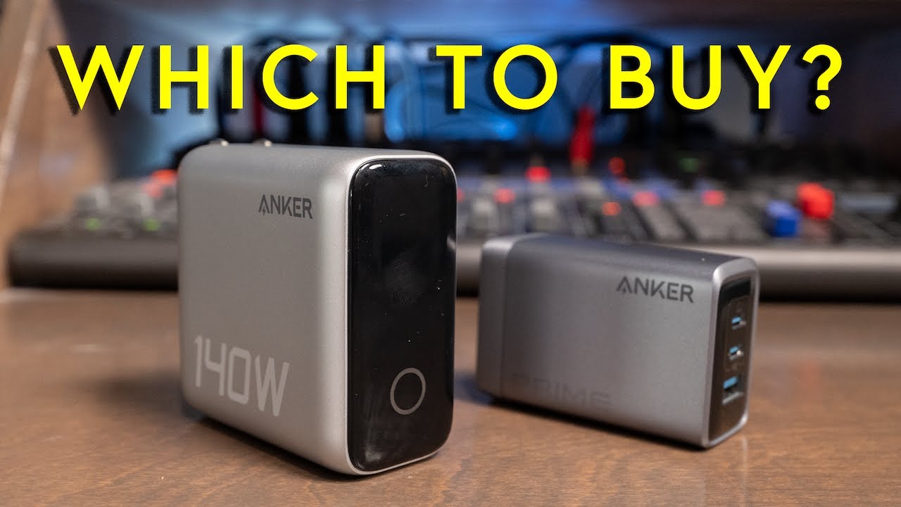 Which to Buy? Anker 100 watt vs 140 Watt USB C Charger Comparison