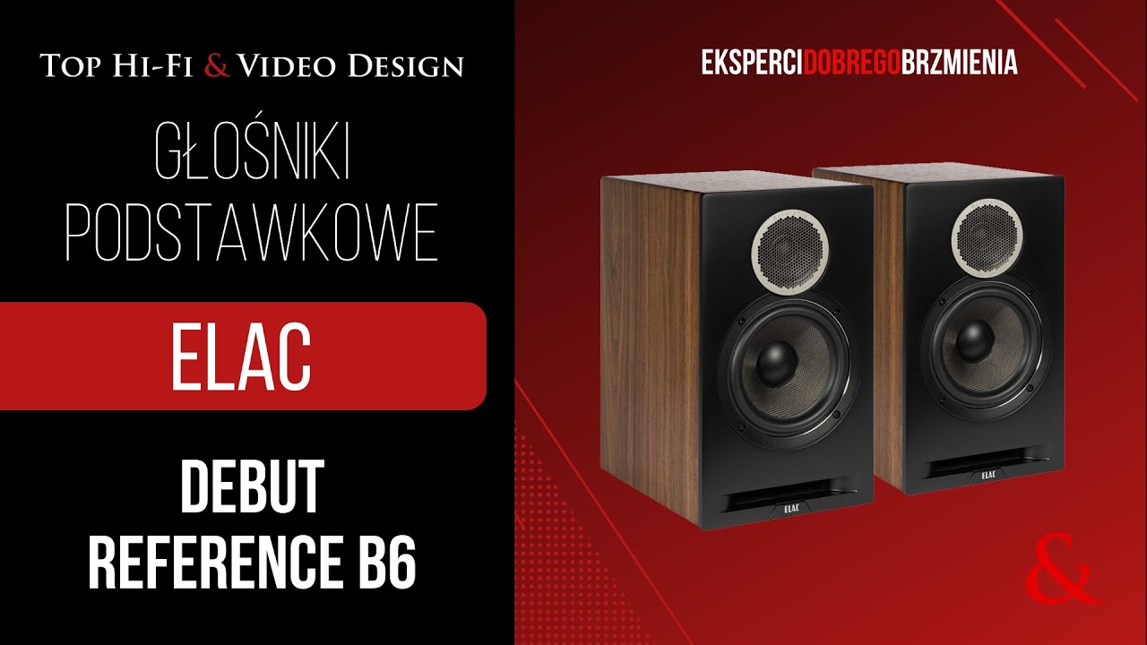ELAC Debut Reference B6 głośniki podstawkowe - dane techniczne | Top Hi-Fi