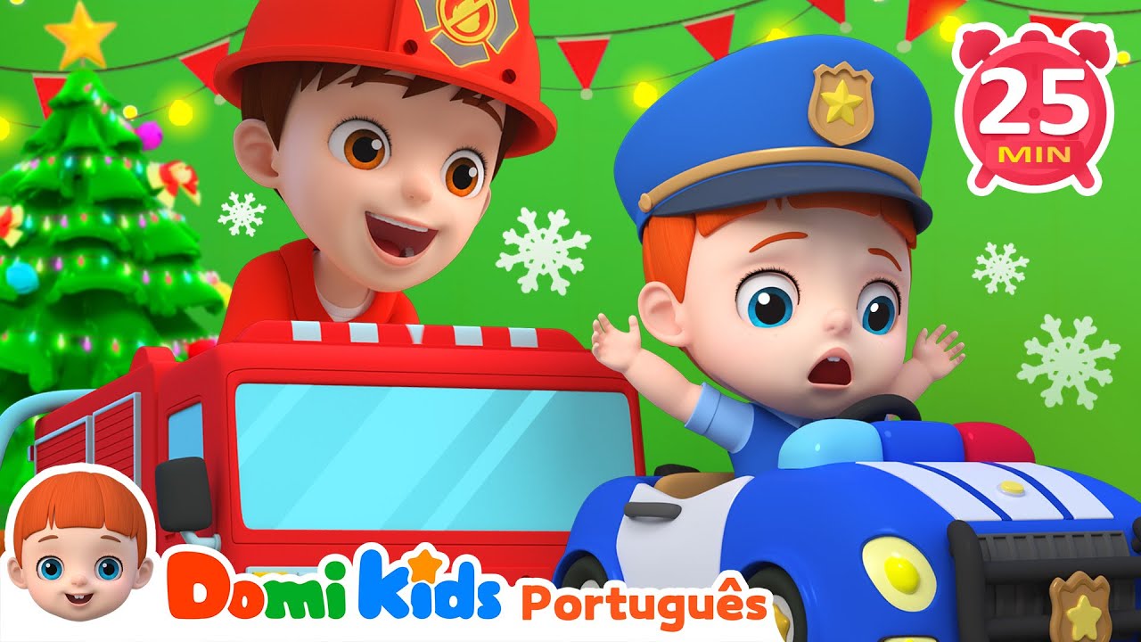 Canção dos Empregos🎶Natal Feliz🌟Uma Canção para Crianças! | Rimas Infantis | Domi Kids