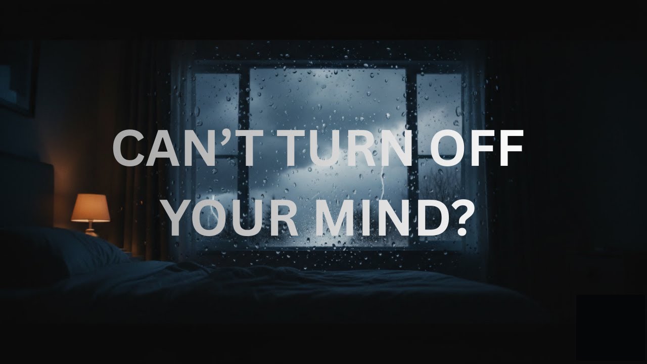 INSOMNIA MODE 🌙 Overthinking? Calm Rain & Distant Thunder for Fast Sleep (3 HOURS)