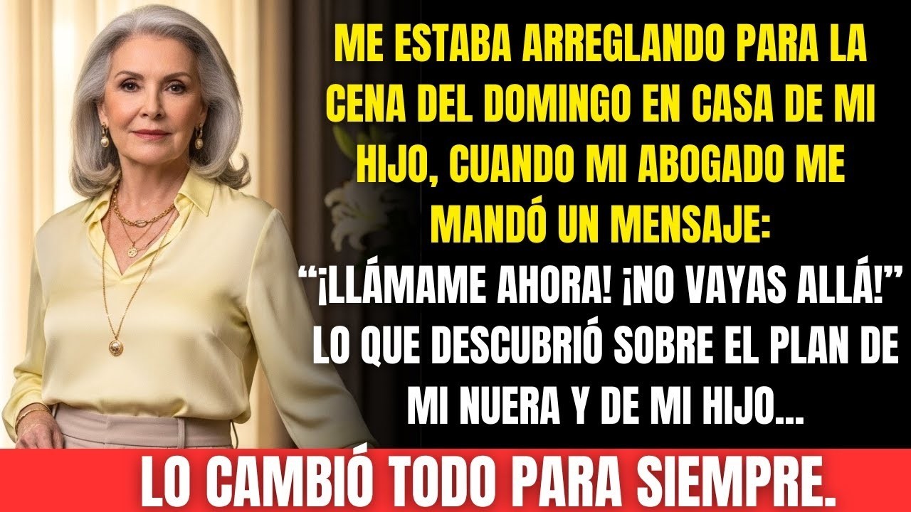 Mi nuera y mi hijo tenían un plan contra mí… pero lo que mi abogado reveló lo cambió todo...