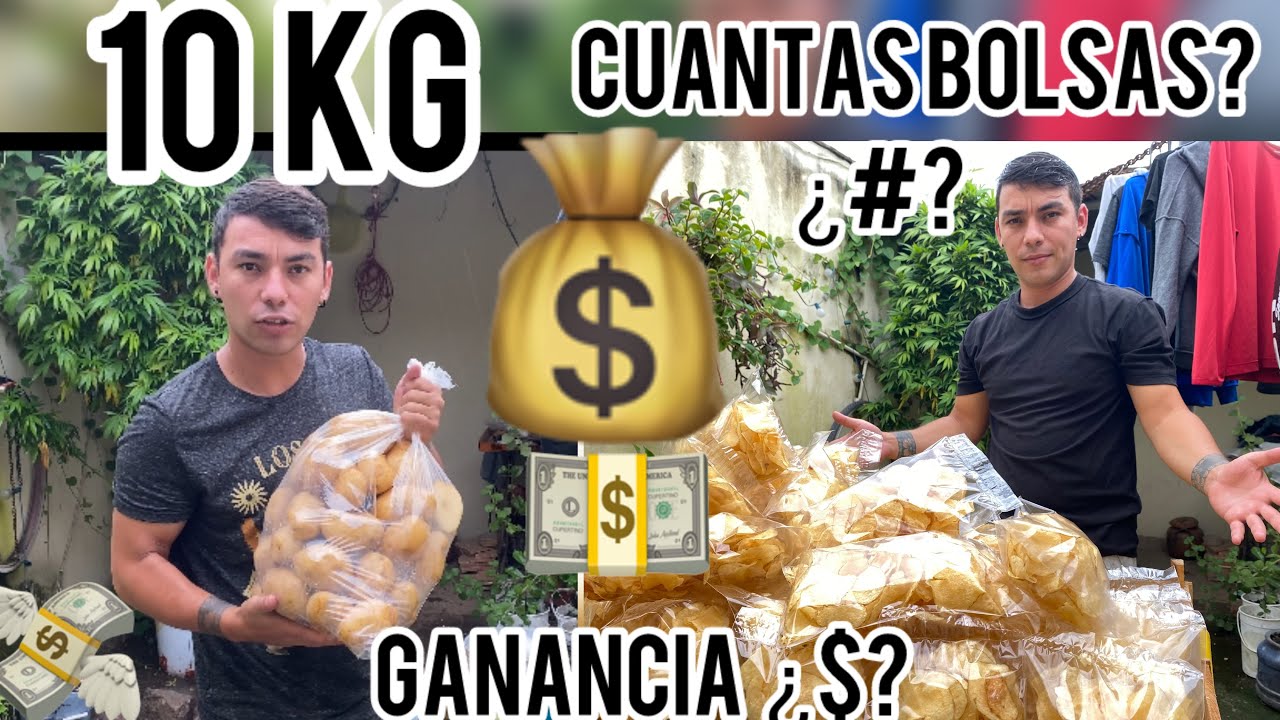💰cuanto DINERO genero con 10 KG de PAPA FRITA ? #negociorentable