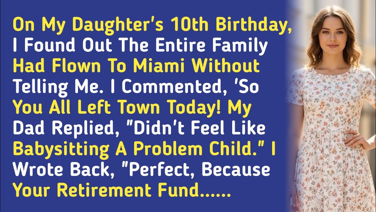 On My Daughter's 10th Birthday, I Found Out The Entire Family Had Flown To Miami Without Telling Me