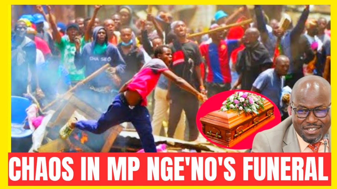 CHAOS ERUPT IN MP NGE'NO'S FUNERAL PREPARATION 
