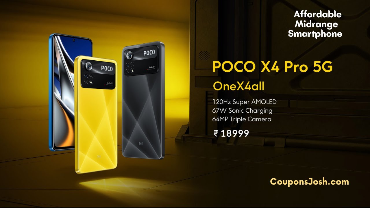 POCO X4 Pro 5G Midrang Affortbale Smartphone | Premium Design