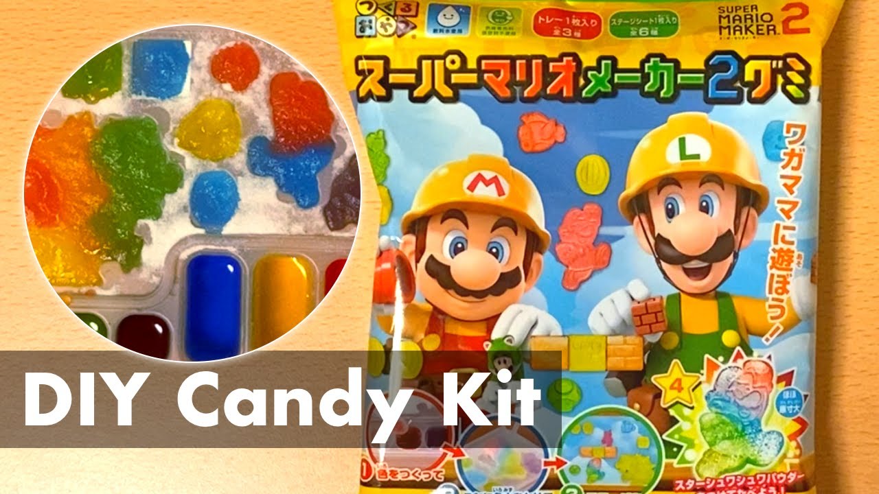 Super Mario Maker 2 Gummy [DIY Candy Kit]