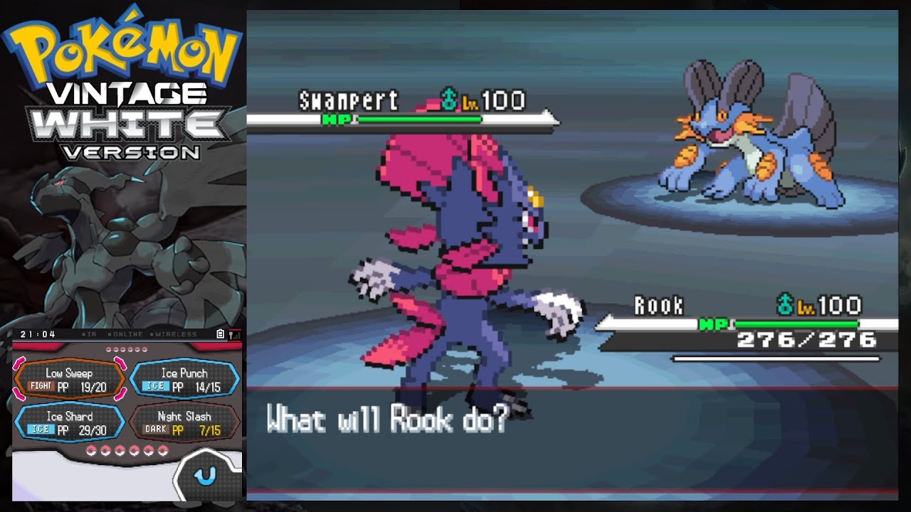 Pokemon Vintage White Vs Elite Four - Romhack by NotSuicuu