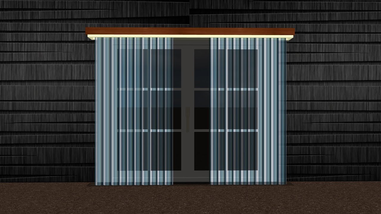 how to make a transparent curtain 3d model in sweet home 3d #- 04