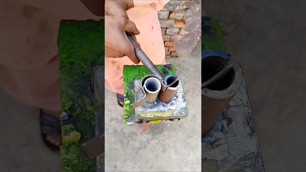 manual pipe clamp making tool 