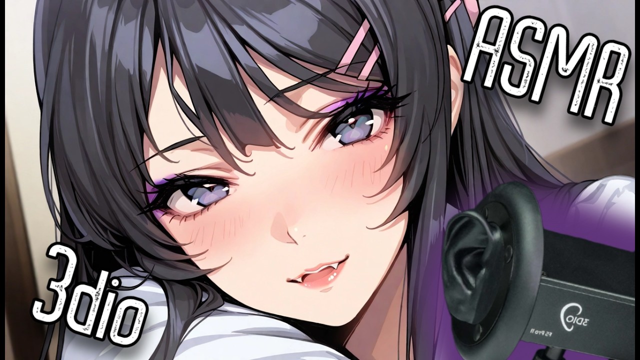 (Ear Licking ASMR) Giving you a Special Treat at Night 😘