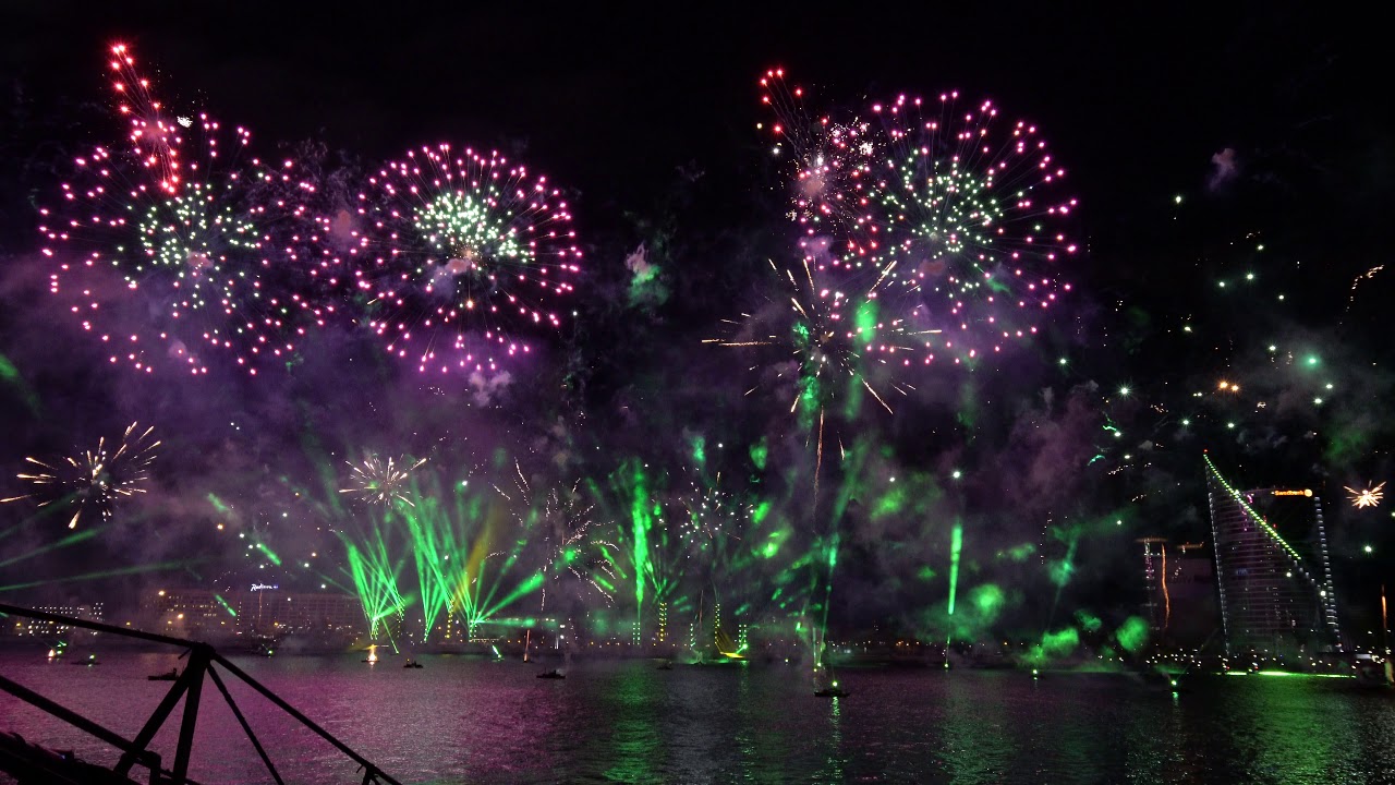 Latvia's 100th anniversary fireworks