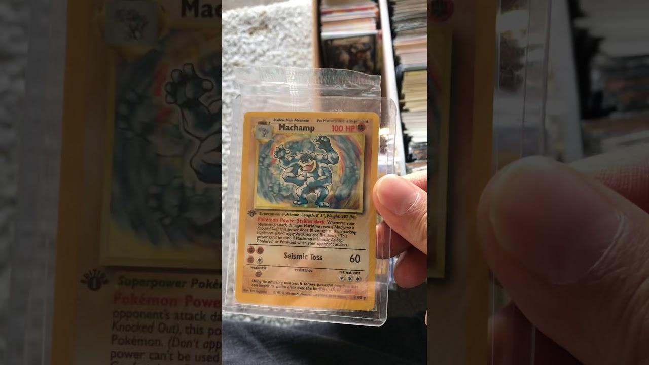 Finding my first edition Machamp from 1999, is it worth grading?