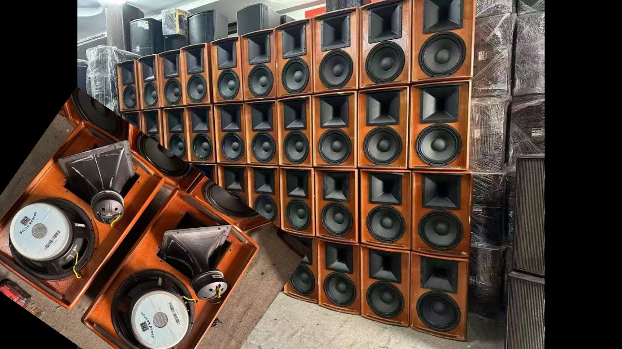 Loa Egle ES10 về rồi nhé các bác. Bass SR YTALI treble Celestion. Tiếng cực hay