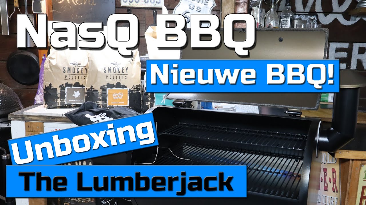 Nieuwe Barbecue! - Unboxing The Smokey Bandit The Lumberjack - NasQ BBQ