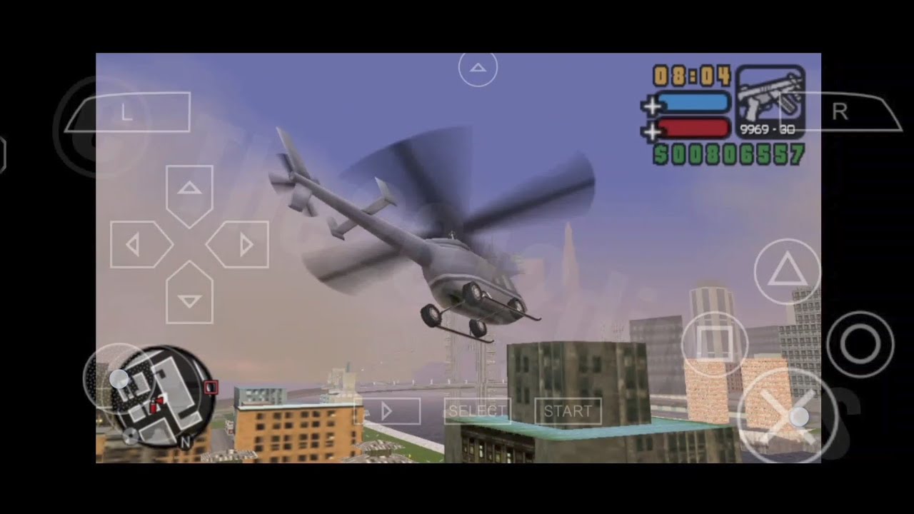 Helicopter with wheels in GTA Liberty City Stories