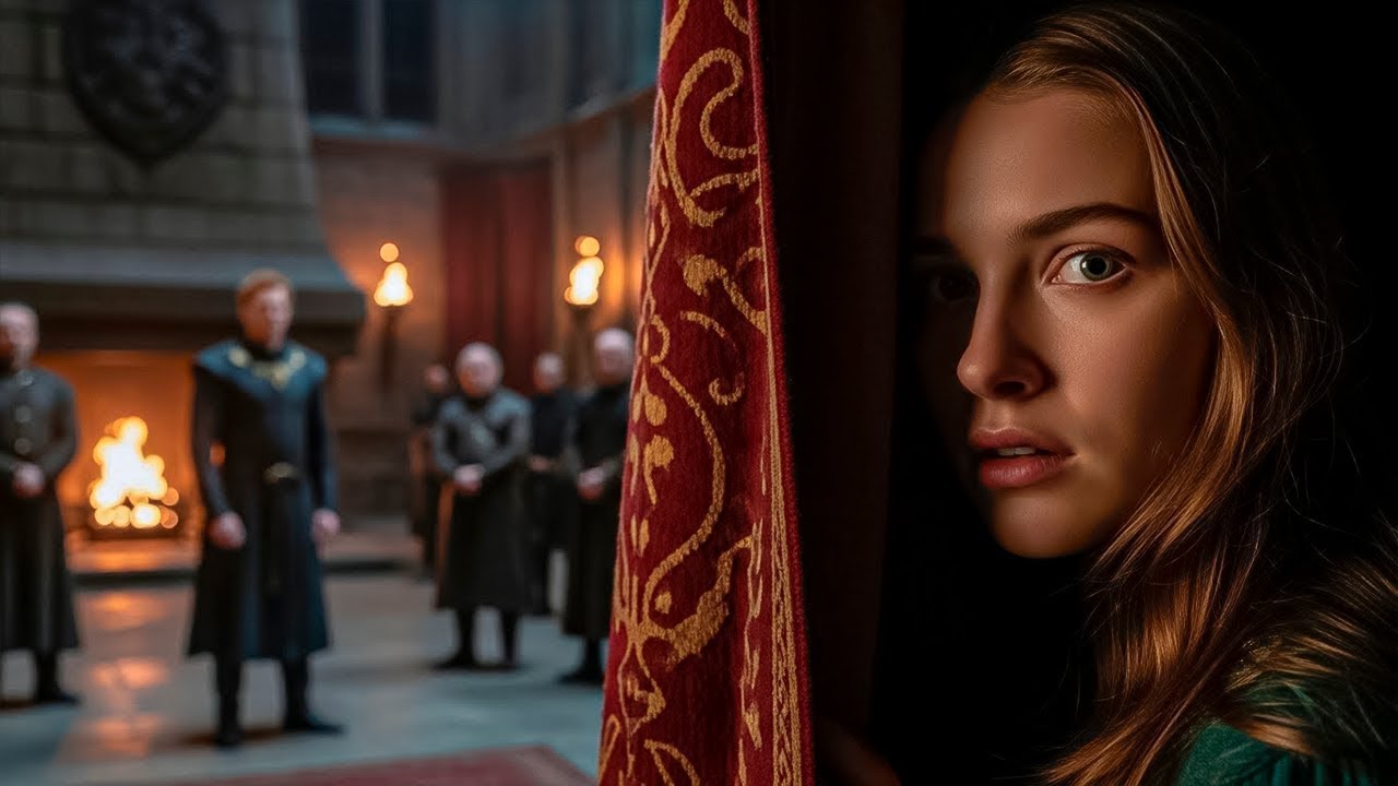 She Stood Behind the Curtain Listening — Unaware the Alpha King Was Speaking About Her.