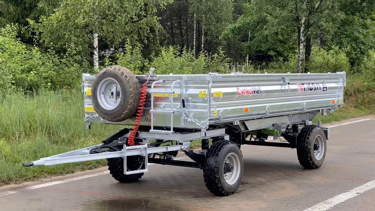 Przyczepa rolnicza T-169/1 o ładowności 4 ton CynkoMet