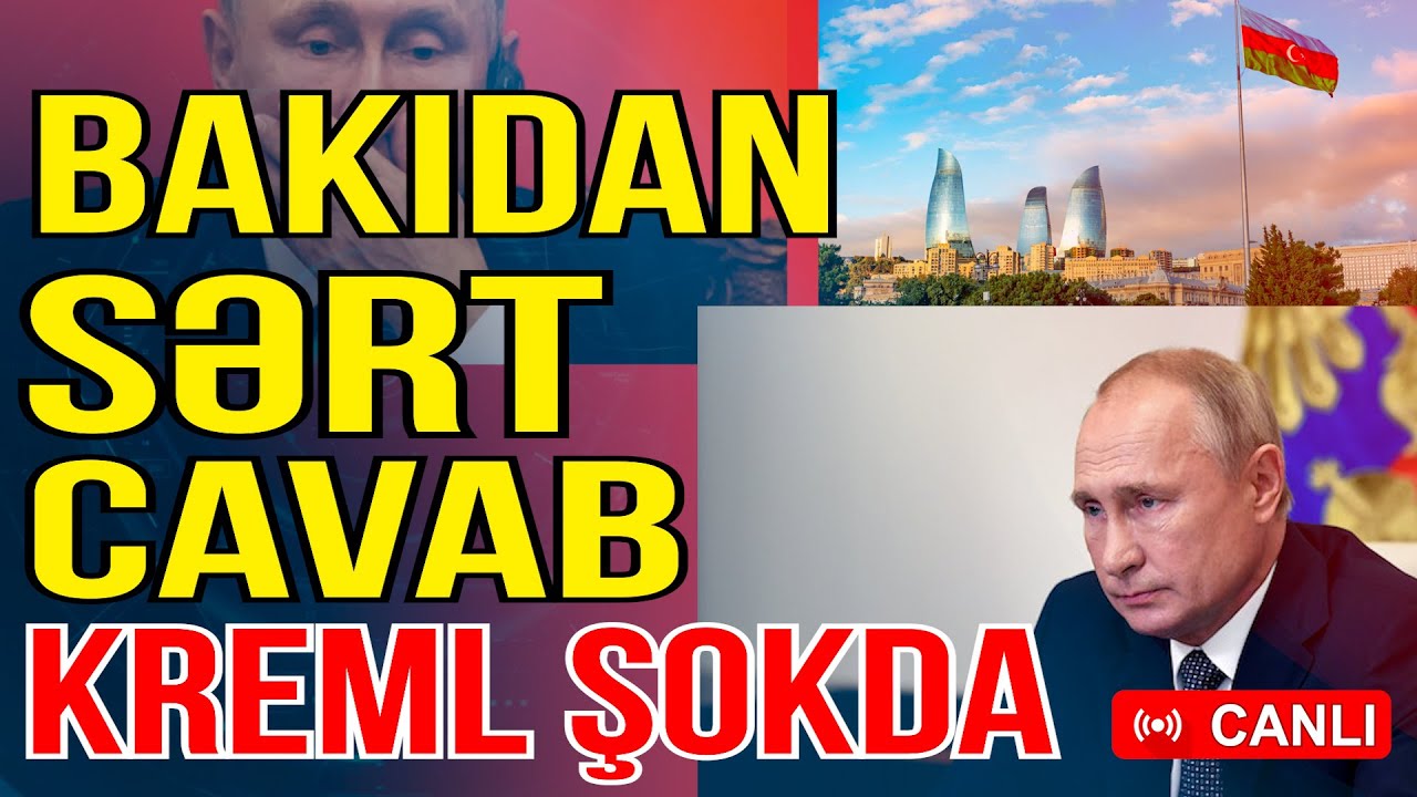 Bakıdan Rusiyaya SƏRT cavab - Kreml ŞOKDA! - Gündəm Masada - Media Turk TV