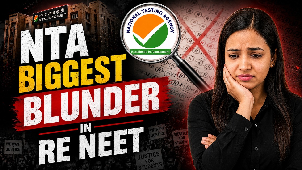 🚨RE NEET 2026 - Itna Tough Kyu bnaya ? Why NTA ?? #nta #reneet 