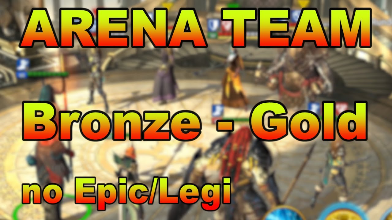 Arena Team f&uuml;r JEDEN! Goldliga :: Raid Shadow Legends deutsch