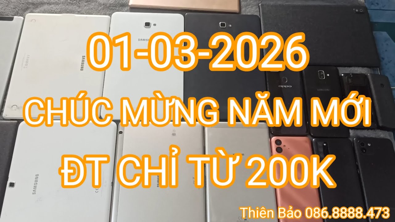 Máy Tính Bảng - Điện Thoại Cũ Giá Rẻ 01-03-2026