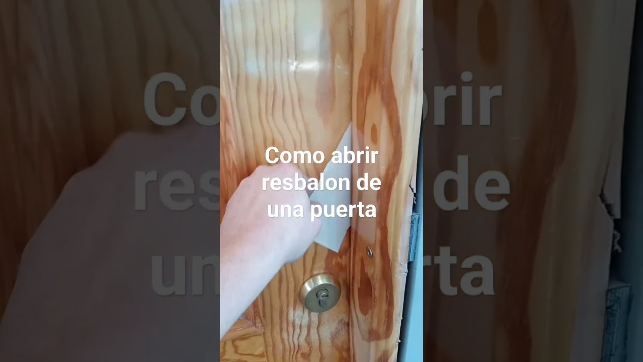 abrir puerta con radiografia o lamina