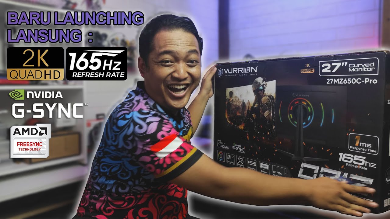 Coba Monitor Gaming Curved terbaik dari Vurrion #review #monitor