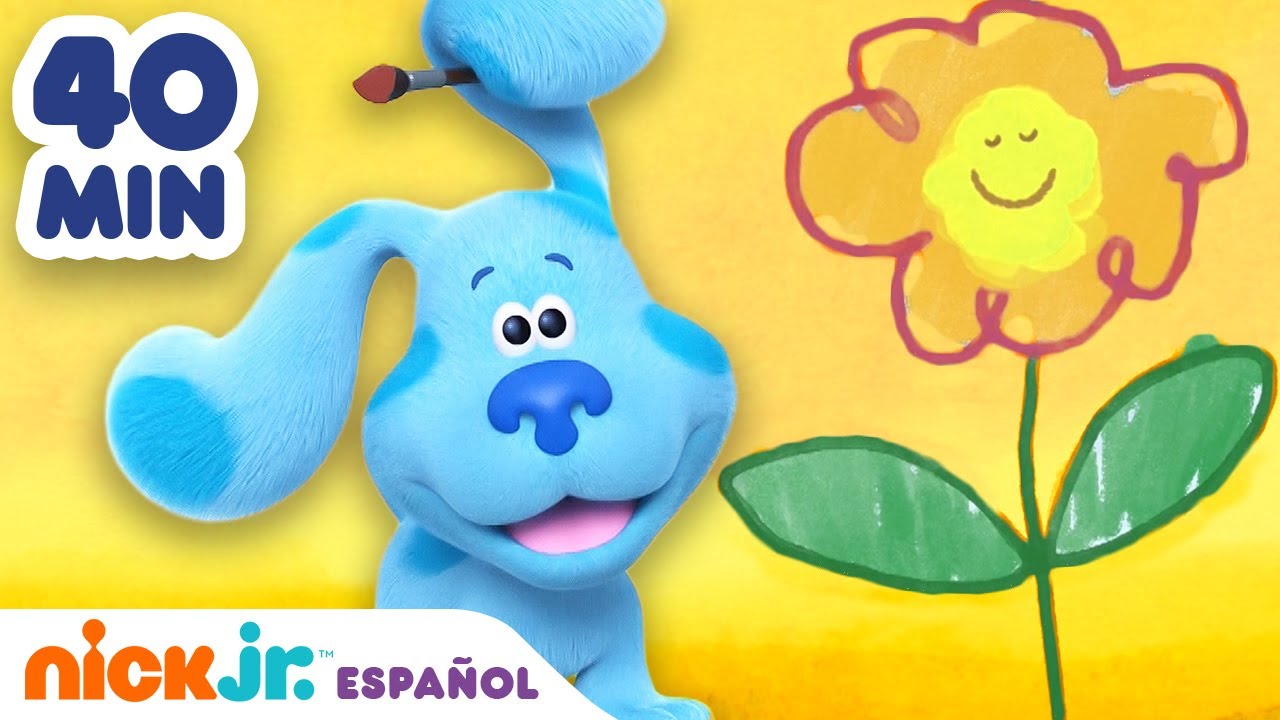 Pistas de Blue y tú | ¡40 minutos de manualidades con Josh y Blue! | Nick Jr. en Español