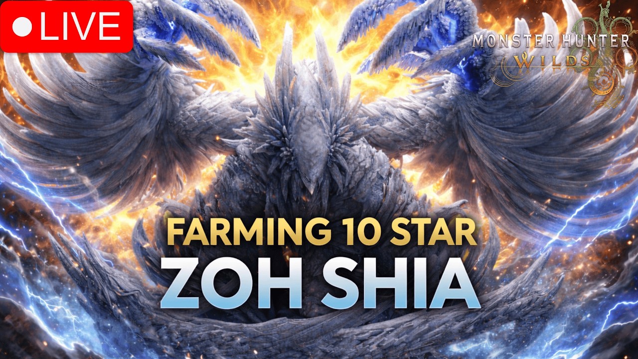 Farming 10 Star Zoh Shia & Talismans! | Monster Hunter Wilds TU4 Live Stream Ep31