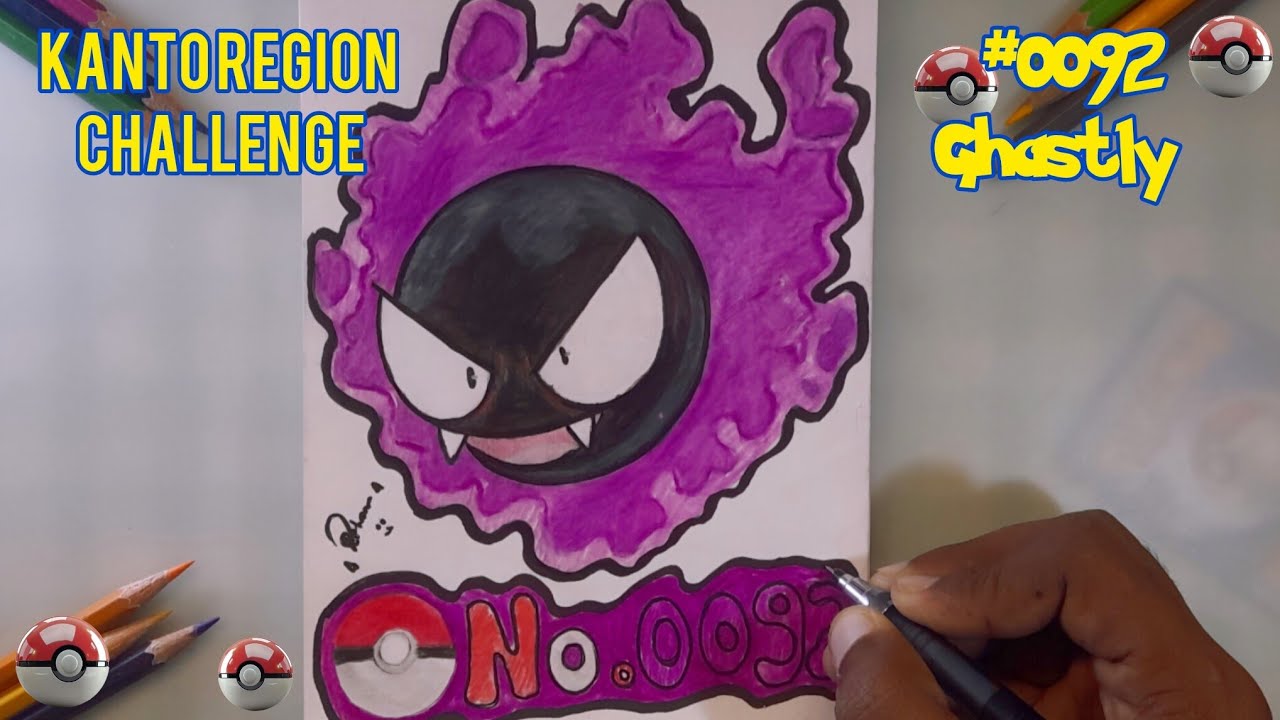 Title: HOW TO DRAW GHOST-TYPE POKEMON 👻 | Easy Tutorial for Beginners