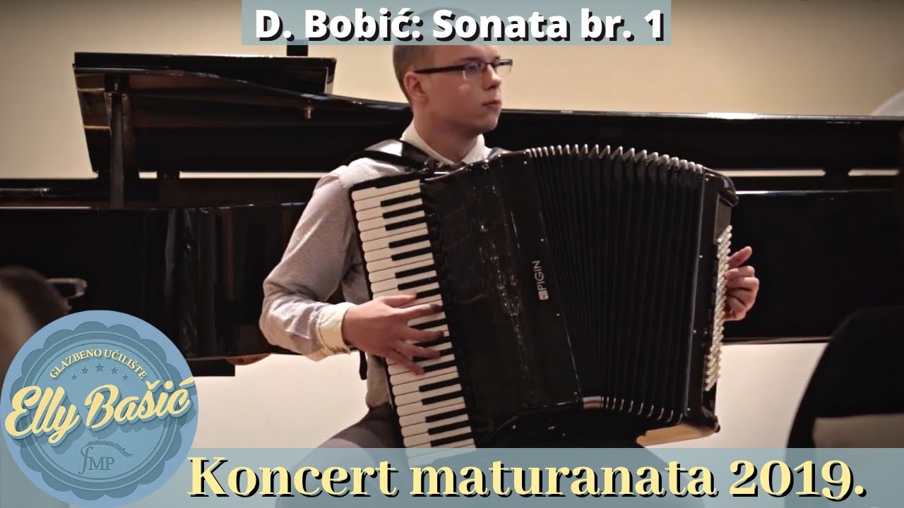 D. Bobić: Sonata br. 1 - Scherzo ⎮ KONCERT MATURANATA 2019. 09 05