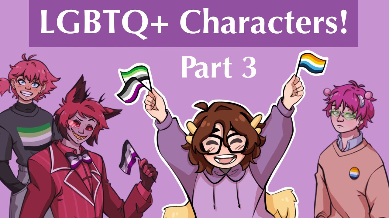 Drawing LGBTQ+ Characters For Pride Month! [PART 3 - Aromantic + Asexual]