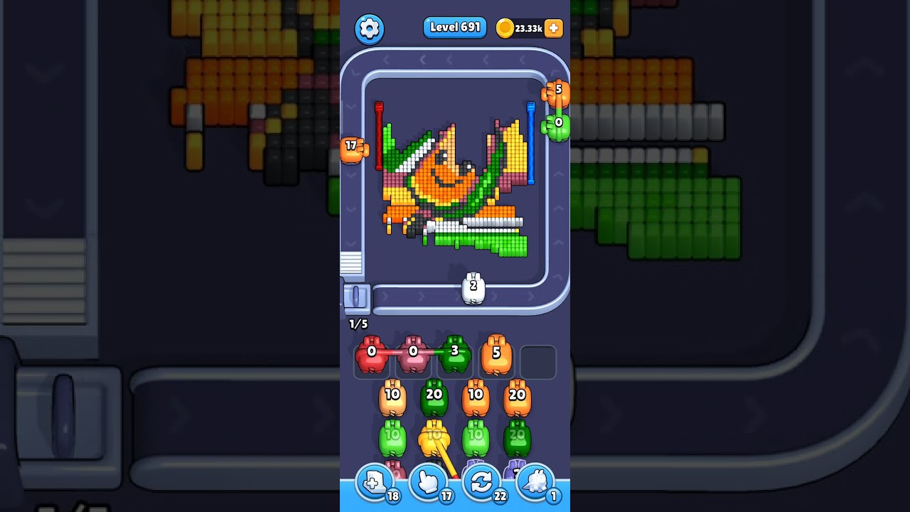 Pixel Flow — level 691