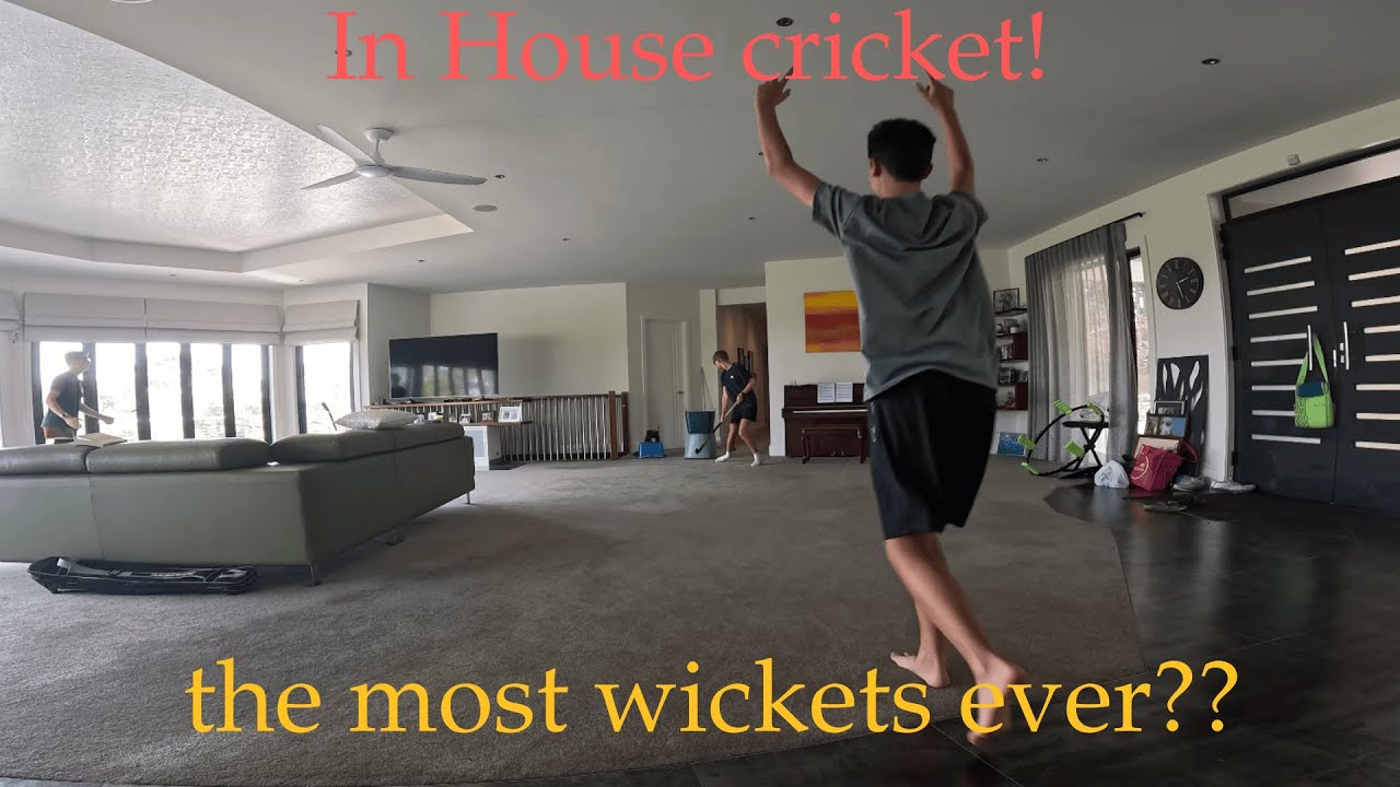 In house cricket! most wickets ever?