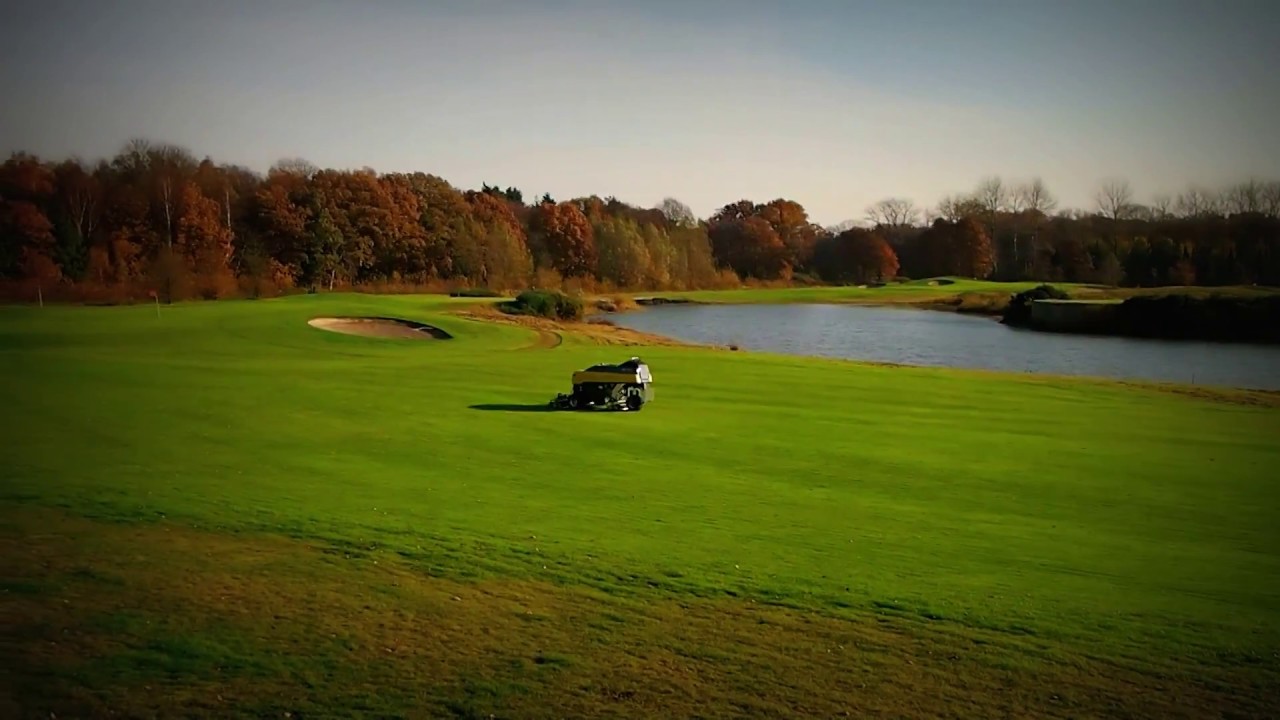 TURFLYNX F315 fairway robot at Prise D'eau Golf Club